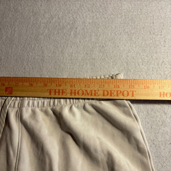 Vuori Lounge Sedona Straight Leg Sweatpants Cream Beige Casual Athleisure Size M - Picture 6 of 10